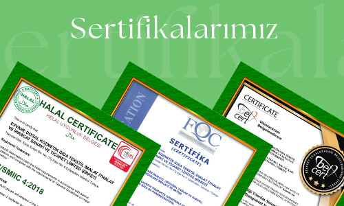 Sertifikalarımız
