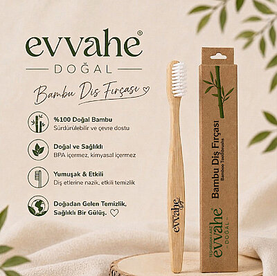 Bambu Diş Fırçası - EVVAHE DOĞAL
