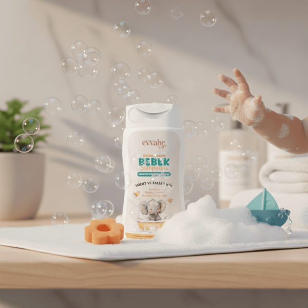 Bitkisel İçerikli Bebek Şampuanı (190 ml) - 3