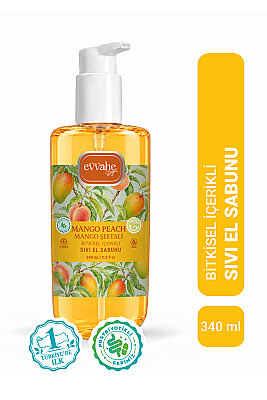 Bitkisel İçerikli Sıvı El Sabunu Mango Peach 340 ml