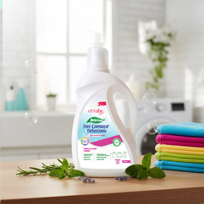 Bitkisel Sıvı Çamaşır Deterjanı (Renkli) 2lt - 2