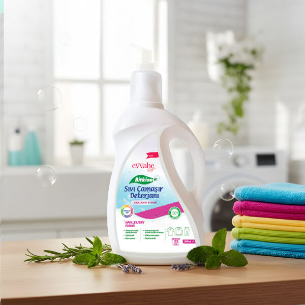 Bitkisel Sıvı Çamaşır Deterjanı (Renkli) 2lt - 2