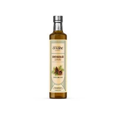 Servi Kozalağı Şurubu 500 ml. - EVVAHE DOĞAL