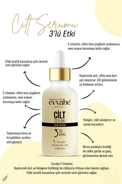 C vitamini, Hyaluronik Asit Collagene (3'lü etkili Cilt Serumu) - 2