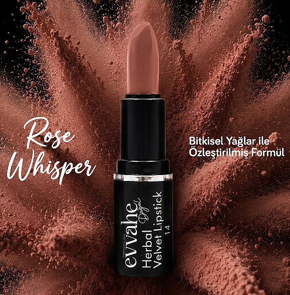 HERBAL VELVET STİCK RUJ 2- ROSE WHISPER 4 g e - 3