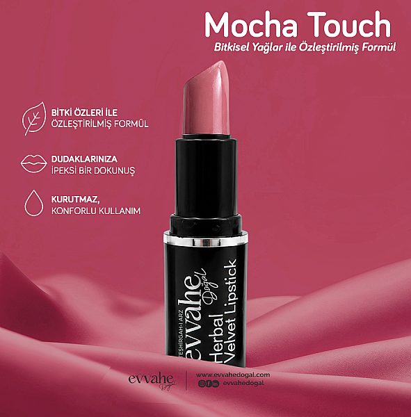 HERBAL VELVET STICK RUJ 3- MOCHA TOUCH 4 g e - 2