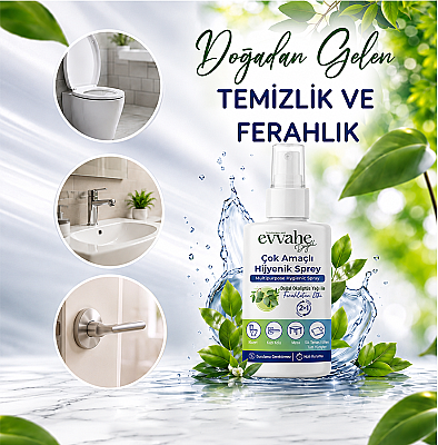 Hijyenik Sprey (Sık Temas Edilen Tüm Yüzeyler İçin) 100 ml e (1)