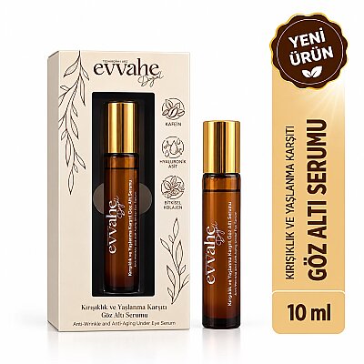 Kırışıklık ve Yaşlanma Karşıtı Göz Altı Serumu 10ml