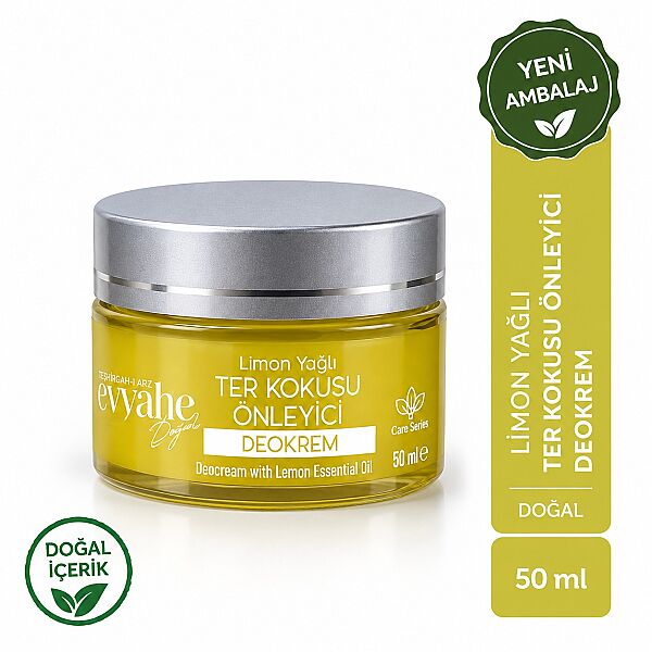 Limon Yağlı Ter Kokusu Önleyici 50 ml - 1