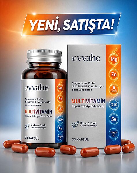  Multivitamin Kapsül Takviye Edici Gıda 30 Kapsül  - 1