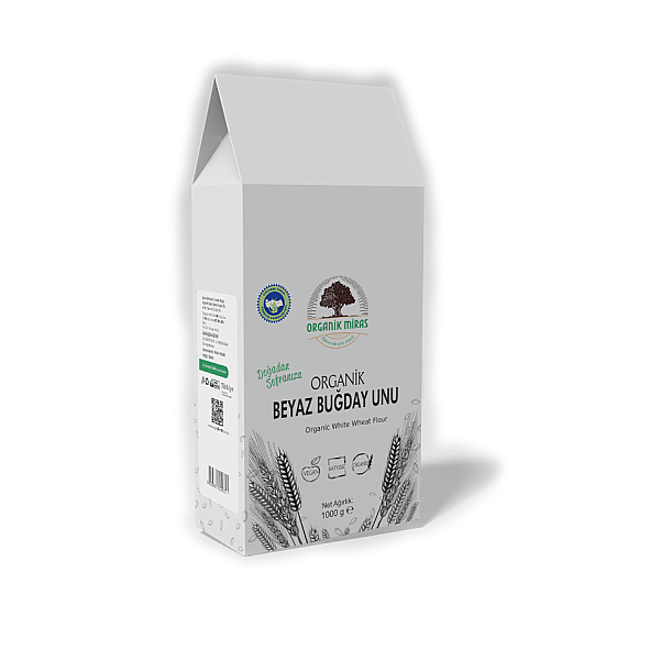 Organik Beyaz Buğday Unu 1kg - 1