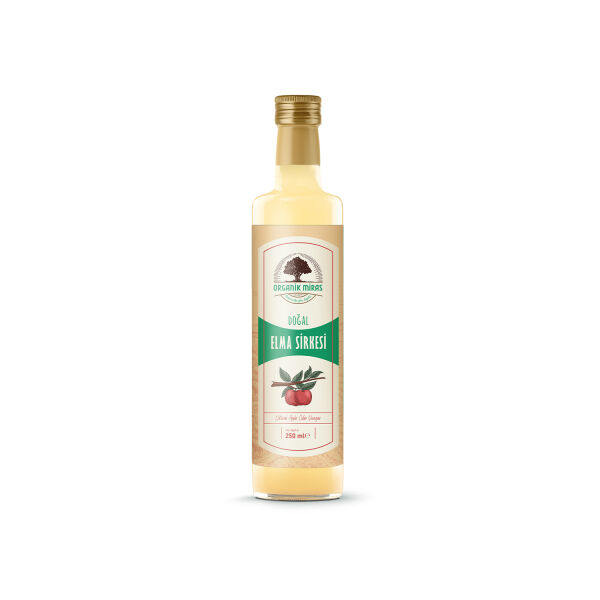 Organik Miras Elma Sirkesi 250ml - 1