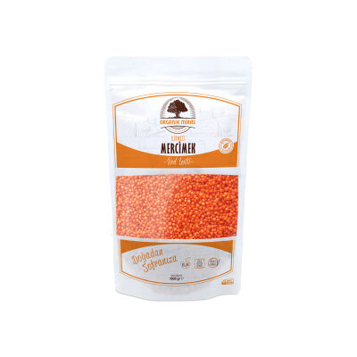 Organik Miras Kırmızı Mercimek 1kg 
