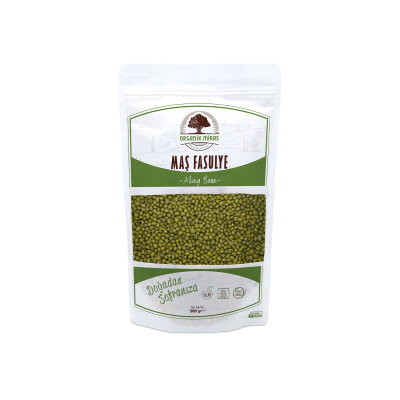 Organik Miras Maş Fasulye 1kg - Organik Miras