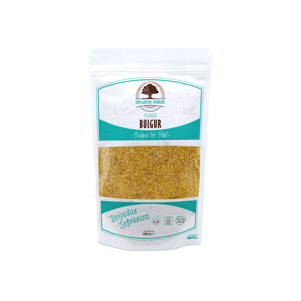 Organik Miras Pilavlık Bulgur 1kg - 1