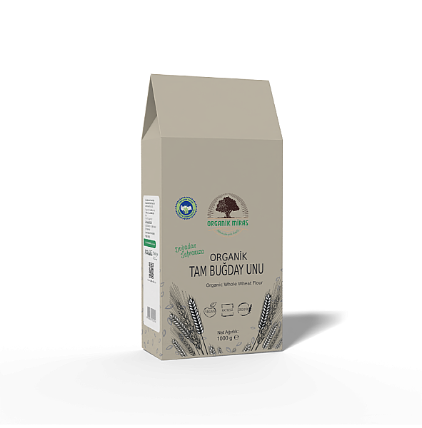 Organik Tam Buğday Unu 1kg - 1