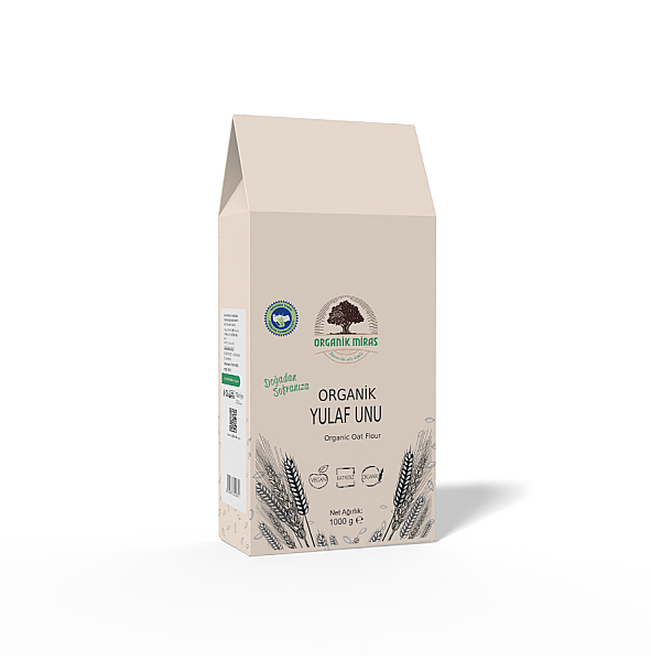 Organik Yulaf Unu 1kg - 1